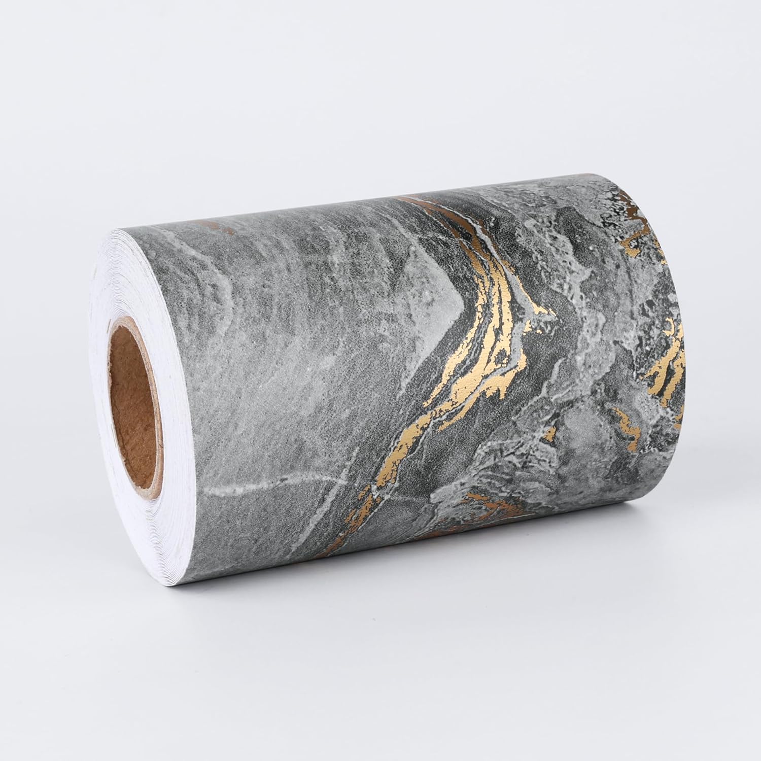 Black/Gold Marble Peel and Stick Wallpaper Border