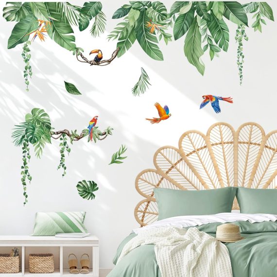 Hanging Vines Green Plants Wall Stickers - Image 3