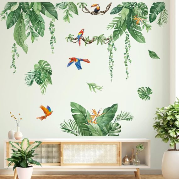 Hanging Vines Green Plants Wall Stickers