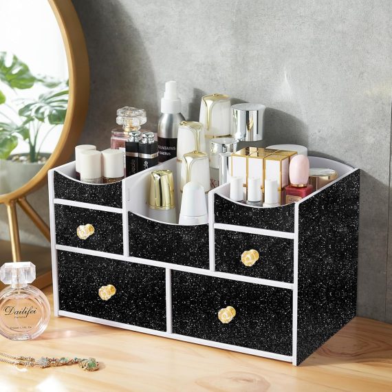 Kitico Glitter Black Wallpaper - Image 4