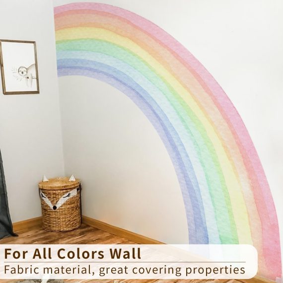 Large Rainbow Wall Mural Stickers - Image 2