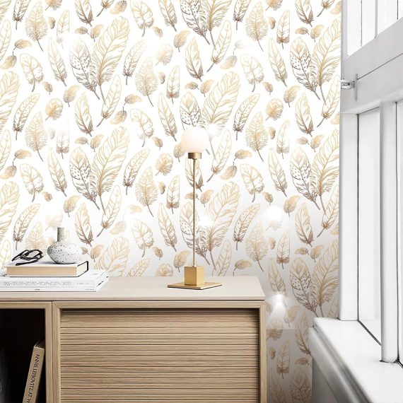 Qianglive White Peel and Stick Wallpaper - Image 2
